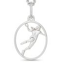 Handbal / Volleybal. Bestel online de leukste cadeau, hanger zilver / gold plated. Cadeau verjaardag wedstrijd kerstmis sinterklaas Handbaldames  Handbalheren  Volleybaldames Volleybalheren / Lange Mannen Nederland programma kwalificatie
