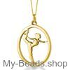My-Beads Sterling Silver gift, pendant "Gymnast on Floor" Gold Plated

Size: 18 mm
Material: Gold Plated 925 Sterling Silver
Including a gift box
V.A.T. included
Perfect sport jewelry gift for a gymnast.

Artistic Gymnastics / AG

If you have a gymnast on your Christmas list, My-Beads gifts are the way to go! Whether you are looking 
for gymnast gifts for Christmas or gymnast gifts for girls or guys on their birthdays.
This sport jewelry article can be ordered in combination with a Gold Plated Sterling Silver Beveled Curb Chain/Necklace.
Silver beveled curb chain with lobster clasp. Made in Germany high quality.