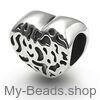 My-Beads charm Heart Fantasy​ Sterling Silver

This silver charm fits all common charm bracelets.
Material: Sterling Silver 925.
Includes gift packaging