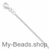 Collana grumetta My-Beads in argento 925 da 50 cm