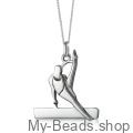 My-Beads Sterling Silver pendant 455 "Gymnastic Pommel Horse"
Size: 15 mm
Material: 925 Sterling Silver
Including a gift box
V.A.T. included
Sterling Silver pendant, "Gymnastic Pommel Horse"
Perfect sport jewelry gift for a gymnast.