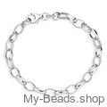My-beads Charms Bracelet 



Material: 925 Sterling Silber

Silver beveled curb bracelet with lobster clasp. 



Made in Germany high quality.
