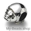 My-Beads charm Pig Sterling Silver

This silver charm fits all common charm bracelets.
Material: Sterling Silver 925.
Includes gift packaging