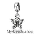 My-Beads charm Butterfly​ Sterling Silver

This silver charm fits all common charm bracelets.
Material: Sterling Silver 925.
Includes gift packaging