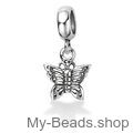 My-Beads Charm Schmetterling Silber

Dieser silberne Charm passt zu allen gängigen Bettelarmbändern.
Material: 925er Sterling Silber.
Artikel kommt mit Geschenkverpackung.
Preise inkl. MwSt.