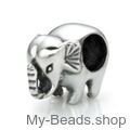 My-Beads Charm Elefant Silber

Dieser silberne Charm passt zu allen gängigen Bettelarmbändern.
Material: 925er Sterling Silber.
Artikel kommt mit Geschenkverpackung.
Preise inkl. MwSt.