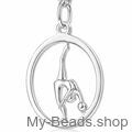 Ciondolo ginnastica ritmica con palla in argento 925 My-Beads 446