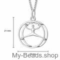 Ciondolo ginnastica Ruota di Rhön My-Beads 449 21 mm