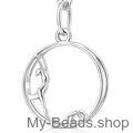 Piccolo ciondolo Ruota di Rhön in argento 925 My-Beads 451