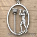 Zilveren hanger korfbal.
Silber Anhänger Korfball.
Sterling silver pendant Korfball.
Ciondolo in argento Korfball.