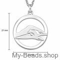 My-Beads 480 Ciondolo in argento nuoto 

Dimensioni: 23 mm
Metallo prezioso: Argento, 925/1000 senza nichel.
Include confezione regalo.
I prezzi includono l'IVA