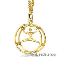 My-Beads Sterling Silver gift, pendant "Wheel gymnastics" Gold Plated

Size: 21 mm
Material: Gold Plated 925 Sterling Silver
Including a gift box
V.A.T. included
Perfect sport jewelry gift for a gymnast.

Wheel Gymnastics.

If you have a gymnast on your Christmas list, My-Beads gifts are the way to go! Whether you are looking 
for gymnast gifts for Christmas or gymnast gifts for girls or guys on their birthdays.
This sport jewelry article can be ordered in combination with a Gold Plated Sterling Silver Beveled Curb Chain/Necklace.
Silver beveled curb chain with lobster clasp. Made in Germany high quality.