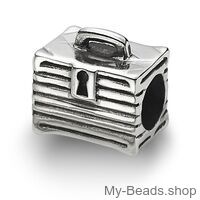 My-Beads bedel Reiskoffer zilver. 

Deze zilveren bedel past op alle gangbare bedelarmbanden.
Edelmetaal: echt zilver, 925 (1e gehalte), nikkelvrij.
Inclusief geschenkverpakking.