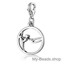 My-Beads Sterling Silver Charm 615 "Gymnast with Circle / Hoop"

Size: 15 mm
Material: 925 Sterling Silver
Including a gift box
V.A.T. included
My-Beads Sterling Silver Charm with Lobster Clasp.

Perfect sport jewelry gift for a gymnast.

This sport jewelry article can be ordered in combination with a Sterling Silver Bracelet.
Sterling Silver Bracelet with lobster clasp. Made in Germany high quality. 

#MyBeadsSport #Gymnastics #Gymnast
