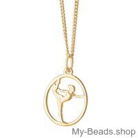 My-Beads zilveren sport hanger 341 Zweefstand. Gold Plated

Afmeting: 18 mm
Edelmetaal: echt zilver, Gold Plated, 925 (1e gehalte), nikkelvrij.
Inclusief geschenkverpakking.
Prijzen zijn incl. B.T.W


My-Beads sportsieraadzilveren hanger, Zweefstand

Cadeau tip voor een turnster of gymnaste. Wedstrijd, sinterklaas, verjaardag, kerstmis.

Artistieke Gymnastiek.
Turnen / Toestelturnen. 

Dit leuke sportsieraad is ook te bestellen met collier/ketting, echt zilver, Gold Plated, 925 (1e gehalte), nikkelvrij.
Het zilveren collier is van Duitse kwaliteit en voorzien van een karabijnsluiting.
Collier/ketting 38 CM of 40 CM van € 23,95 voor € 19,= bij aankoop van deze hanger.
Collier/ketting 45 CM van € 24,95 voor € 20,= bij aankoop van deze hanger.

#MyBeadsSport #Gymnastiek #Turnen #Toestelturnen

De vloer is een discipline binnen het toestelturnen.
Een vloeroefening hoort te zijn opgebouwd uit verschillende soorten onderdelen:
Acrobatische onderdelen (series), balansonderdelen (statisch), lenigheidsonderdelen.
De acrobatische series zijn aaneenschakelingen van acrobatische elementen zoals flikflaks, overslagen en salto's.
De vloeroefening hoort te beginnen en te eindigen met een acrobatische serie en ook halverwege de oefening zit nog een acrobatische serie.
Tussendoor worden balansonderdelen geturnd (zoals de handstand) en lenigheidonderdelen (zoals de spagaat).

Bij de vrije oefening op muziek wordt de oefening verder opgevuld met bewegingen op de muziek zoals in het klassiek ballet.

Leuk cadeau voor een gymnaste, gymnast, turnster, turner, trainer of trainster.