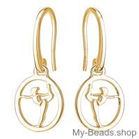 My-Beads oorsieraad / oorhangers "Zweefstand" Gold Plated

Afmeting: 15 mm
Edelmetaal: echt zilver, Gold Plated, 925 (1e gehalte), nikkelvrij.
Inclusief geschenkverpakking.
Prijzen zijn incl. B.T.W


Sportsieraad voor een turnster. Kerstmis / Verjaardag / Sinterklaas / Wedstrijd.

#MyBeadsSport #Gymnastiek #Turnen

De vloer is een discipline binnen het toestelturnen.

Een vloeroefening hoort te zijn opgebouwd uit verschillende soorten onderdelen:

Acrobatische onderdelen (series), balansonderdelen (statisch), lenigheidsonderdelen.

De acrobatische series zijn aaneenschakelingen van acrobatische elementen zoals flikflaks, overslagen en salto's.

De vloeroefening hoort te beginnen en te eindigen met een acrobatische serie en ook halverwege de oefening zit nog een acrobatische serie.

Tussendoor worden balansonderdelen geturnd (zoals de handstand) en lenigheidonderdelen (zoals de spagaat).

Bij de vrije oefening op muziek wordt de oefening verder opgevuld met bewegingen op de muziek zoals in het klassiek ballet.