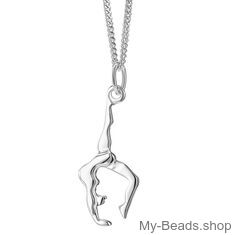 My-Beads sport hanger 440 Boogje / bruggetje/ achterwaarts bruggetje gymnastiek / flik flak / 2-D  

Afmeting: 19 mm
Edelmetaal: echt zilver, 925 (1e gehalte), nikkelvrij.
Inclusief geschenkverpakking.
Prijzen zijn incl. B.T.W.


My-Beads sportsieraad zilveren hanger, boogje / bruggetje in 2-D uitvoering. (Hanger 438 is in 3-D uitvoering)

Cadeau tip voor een turnster of gymnaste. Sinterklaas / Kerstmis.

Acrobatische Gymnastiek / Artistieke Gymnastiek / Turnen / Toestelturnen / RG - Ritmische Gymnastiek

Dit leuke sportsieraad is ook te bestellen met collier/ketting, echt zilver, 925 (1e gehalte), nikkelvrij.

Het zilveren collier is van Duitse kwaliteit en voorzien van een karabijnsluiting.

Collier/ketting 38 CM of 40 CM van € 17,95 voor € 13,= bij aankoop van deze hanger.

Collier/ketting 45 CM van € 18,95 voor € 14,= bij aankoop van deze hanger.



De flikflak is een acrobatisch element en bestaat uit een achterwaartse hele rotatie om de breedte-as met afzet met beide handen van de vloer. De flikflak is een belangrijk verbindingselement in acrobatische series en wordt daarom veel geturnd op het turntoestel vloer en in acrobatische gymnastiekdisciplines zoals tumbling en acrogym. De flikflak is de tegenhanger van de handstandoverslag voorwaarts.

Leuk cadeau voor een gymnaste, gymnast, turnster, turner, trainer of trainster.

#MyBeadsSport #Gymnastiek #Turnen