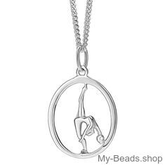 My-Beads zilveren hanger "Ritmische gymnastiek - bal". 

Afmeting: 22 mm
Edelmetaal: echt zilver, 925 (1e gehalte), nikkelvrij.
Inclusief geschenkverpakking.
Prijzen zijn incl. B.T.W.

Leuk cadeau voor een gymnaste, turnster, trainer of trainster. 
RG - Ritmische Gymnastiek

Bestel online. Kerstmis / Sinterklaas / Verjaardag / Wedstrijd / Vriendin