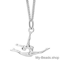 My-Beads hanger: Spagaatsprong / Grand Jeté​. 

Afmeting: 18 mm
Edelmetaal: echt zilver, 925 (1e gehalte), nikkelvrij.
Inclusief geschenkverpakking.
Prijzen zijn incl. B.T.W.

Leuk cadeau voor een gymnaste, turnster, trainer of trainster. 

#MyBeadsSport #RG #Gymnastiek #Turnen #AcrobatischeGymnastiek

Verjaardag / Kerstmis / Wedstrijd
Bestel de leukste gymnastiek cadeaus online.
AcrobatischeGymnastiek / Acrogym Kerstmis / Verjaardag / Sinterklaas / Wedstrijd