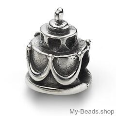 My-Beads charm Wedding Cake Sterling Silver

This silver charm fits all common charm bracelets.
Material: Sterling Silver 925.
Includes gift packaging