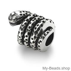 My-Beads charm Snake Sterling Silver

This silver charm fits all common charm bracelets.
Material: Sterling Silver 925.
Includes gift packaging