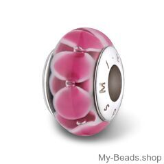 My-Beads charm 182 Murano glass bead silver

This silver charm fits all common charm bracelets.
Material: Sterling Silver 925.
Includes gift packaging