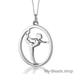 My-Beads sterling silver pendant gymnast on floor gift gymnastics

Artistic Gymnastics / AG
Perfect surpise for a gymnast, trainer or coach.
High quality Gymnastics inspired gifts and merchandise. 
The best gift ideas for gymnasts.
Birthday / Christmas

#MyBeadsSport #Gymnastics #Gymnast #ArtisticGymnastics #Sportgift