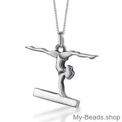 My-Beads Sterling Silver gift, pendant  "Gymnast Balance Beam". 

Perfect sport jewelry gift for an artistic gymnast, coach or trainer. 

Birthday / Christmas gift ideas. 

#MyBeadsSport #Gymnastics #Gymnast #AG Artistic Gymnastics
Order your Gymnastics merchandise online