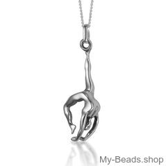 My-Beads Sterling Silver gift pendant 438 "Hand Stand" 3-D  / Back handspring / Flick flack. 

Size: 26 mm
Material: 925 Sterling Silver
Including a gift box
V.A.T. included

The perfect gift for a gymnast, trainer or coach. 
Gymnastics birthday Gifts that your gymnast will love! High quality Gymnastics inspired gifts and merchandise. 
The best gift ideas for gymnasts.

Acrobatic Gymnastics / Artistic Gymnastics / AG / Rhythmic Gymnastics

Order your gymnastic merchandise online.