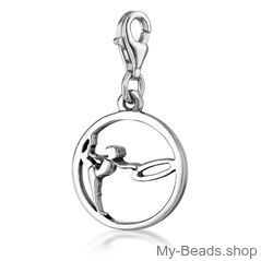 My-Beads Sterling Silver Charm 615 "Gymnast with Circle / Hoop"

Size: 15 mm
Material: 925 Sterling Silver
Including a gift box
V.A.T. included
My-Beads Sterling Silver Charm with Lobster Clasp.

Perfect sport jewelry gift for a gymnast.

This sport jewelry article can be ordered in combination with a Sterling Silver Bracelet.
Sterling Silver Bracelet with lobster clasp. Made in Germany high quality. 

#MyBeadsSport #Gymnastics #Gymnast