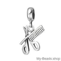My-Beads charm Hairdressing set Sterling Silver

This silver charm fits all common charm bracelets.
Material: Sterling Silver 925.
Includes gift packaging
