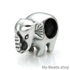 My-Beads charm Elephant Sterling Silver

This silver charm fits all common charm bracelets.
Material: Sterling Silver 925.
Includes gift packaging