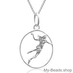 My-Beads Silber Anhänger Turnen 436 "Handball"

Größe:  19mm
Material: 925er Sterling Silber.
Artikel kommt mit Geschenkverpackung.
Preise inkl. MwSt.
Silber Sportschmuck Anhänger, "Handball". Silber Sportmotiven 

#MyBeadsSport #Handball