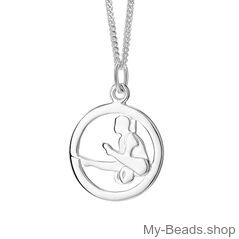 My-Beads 456 Ciondolo in argento ginnastica 

Dimensioni: 21 mm
Metallo prezioso: Argento, 925/1000 senza nichel.
Include confezione regalo.
I prezzi includono l'IVA