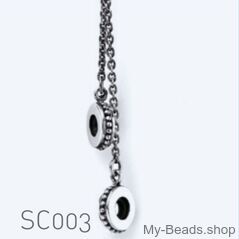 My-Beads Safety Chain silver with rubber inner ring.

This Safety Chain ONLY fits My-Beads and SensaBeads bracelets.

Precious metal: real silver, 925 (1st grade), nickel-free.

Includes gift packaging.