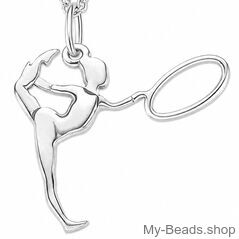 My-Beads Silber Anhänger Turnen 427 Reifen