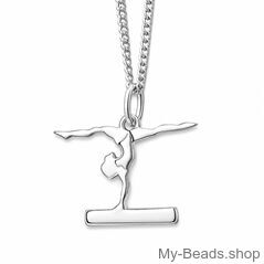 Ciondolo ginnastica artistica trave MB430 in argento 925