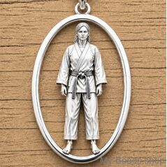 Hanger zilver Judo Shizen Hontai.
Silber Anhänger Judo Shizen Hontai.
Sterling Silver pendant Judo Shizen Hontai.
Ciondolo in argento Judo Shizen Hontai.