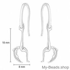 Orecchini pendenti ginnastica My-Beads 738 da 18 mm