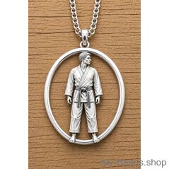 Hanger zilver Judo Shizentai.
Silber Anhänger Judo Shizentai.
Sterling Silver pendant Judo Shizentai.
Ciondolo in argento Judo Shizentai.