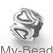 My-Beads charm Heart Sterling Silver

This silver charm fits all common charm bracelets.

Material: Sterling Silver 925.
Includes gift packaging