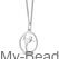 Silver necklace with a silver pendant depicting a cut-out silhouette of a gymnast in a standing split.
Gift idea Christmas Birthday