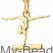 Ciondolo Ginnastica Artistica Trave MB530 in oro 14 carati