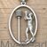 Zilveren hanger korfbal.
Silber Anhänger Korfball.
Sterling silver pendant Korfball.
Ciondolo in argento Korfball.