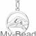 My-Beads - 481 - Nuoto a crawl - Stile libero. Ciondolo in argento sterling 925. Collana/Pendente.