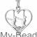 My-Beads - 484 - Nuoto artistico. Ciondolo in argento sterling 925 (Sincronizzato).
