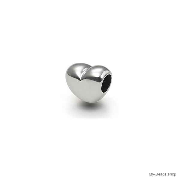 My-Beads charm Heart Sterling Silver

This silver charm fits all common charm bracelets.
Material: Sterling Silver 925.
Includes gift packaging
