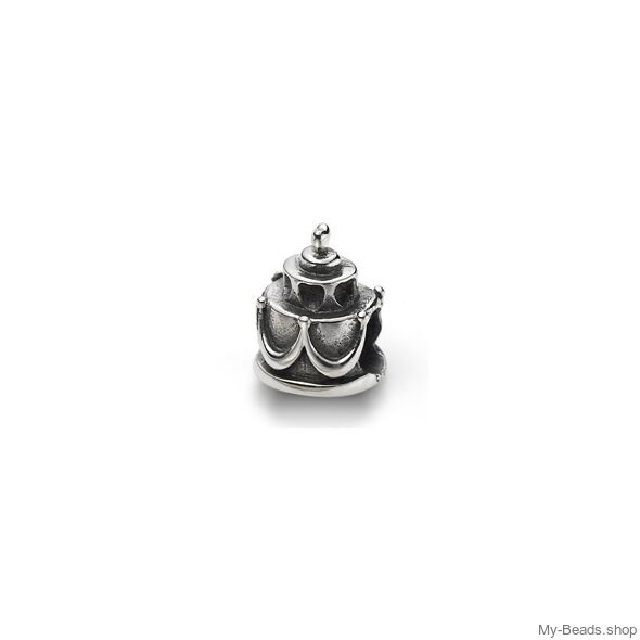 My-Beads charm Wedding Cake Sterling Silver

This silver charm fits all common charm bracelets.
Material: Sterling Silver 925.
Includes gift packaging