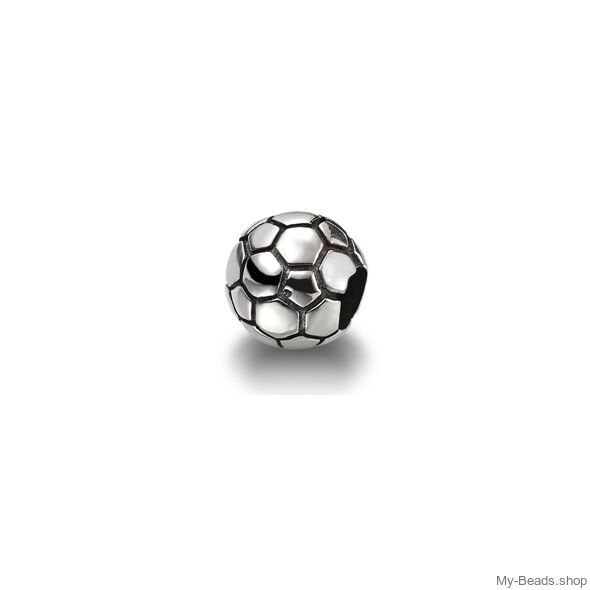 My-Beads charm Football Sterling Silver

This silver charm fits all common charm bracelets.
Material: Sterling Silver 925.
Includes gift packaging.
