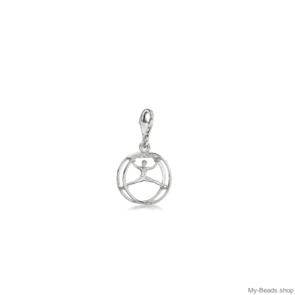 My-Beads Charm 619 "Wheel gymnastics"
Material: 925 Sterling Silver​
My-Beads Sterling Silver Charm with Lobster Clasp.
The perfect sport jewelry gift for a gymnast.
#MyBeadsSport #WheelGymnastics #Gymnast #Gymnastics